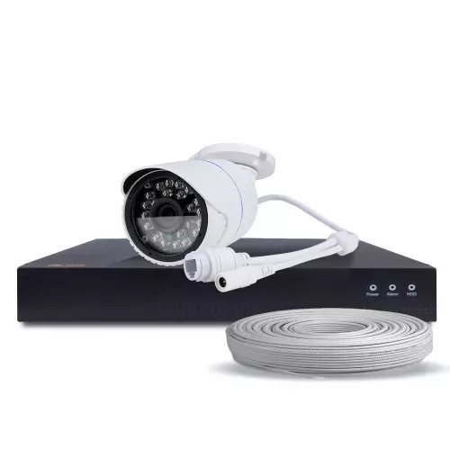 Комплект видеонаблюдения IP 2Мп Ps-Link KIT-C201IP-POE / 1 камера / питание POE
