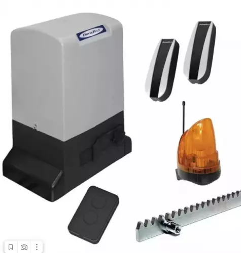 Комплект автоматики для откатных ворот DOORHAN Sliding-800 (привод, пульт, фотоэлементы, сигнальная лампа) 